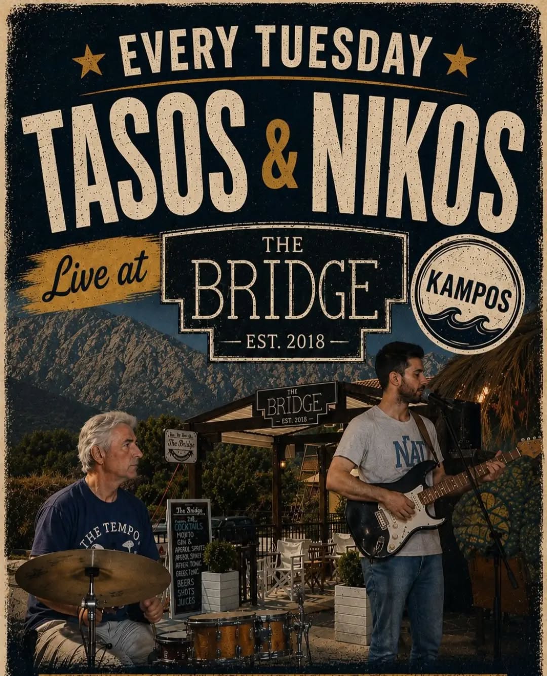 Tasos & Nikos Live — The Bridge, Κάμπος